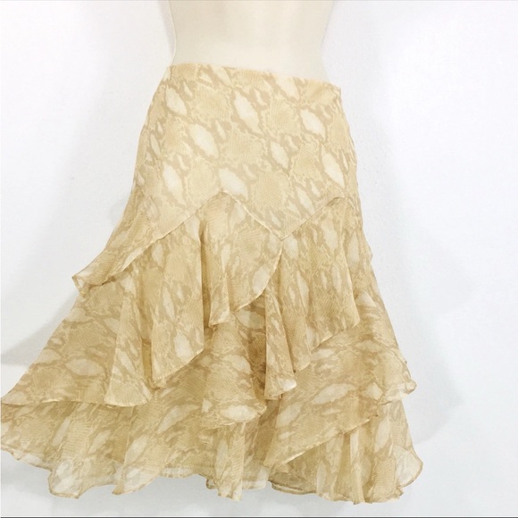 Ralph Lauren Silk Ruffle Fairy Skirt - Picture 1 of 8